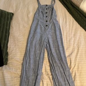 Blue stripped jumpsuit